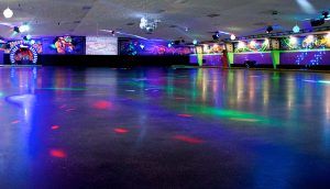 Skate and dance to the music with your date!