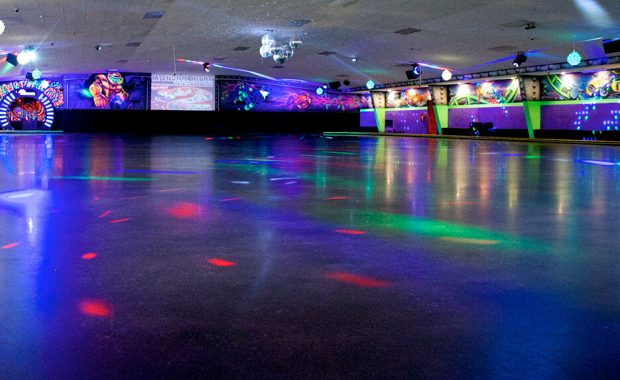 Skate and dance to the music with your date!
