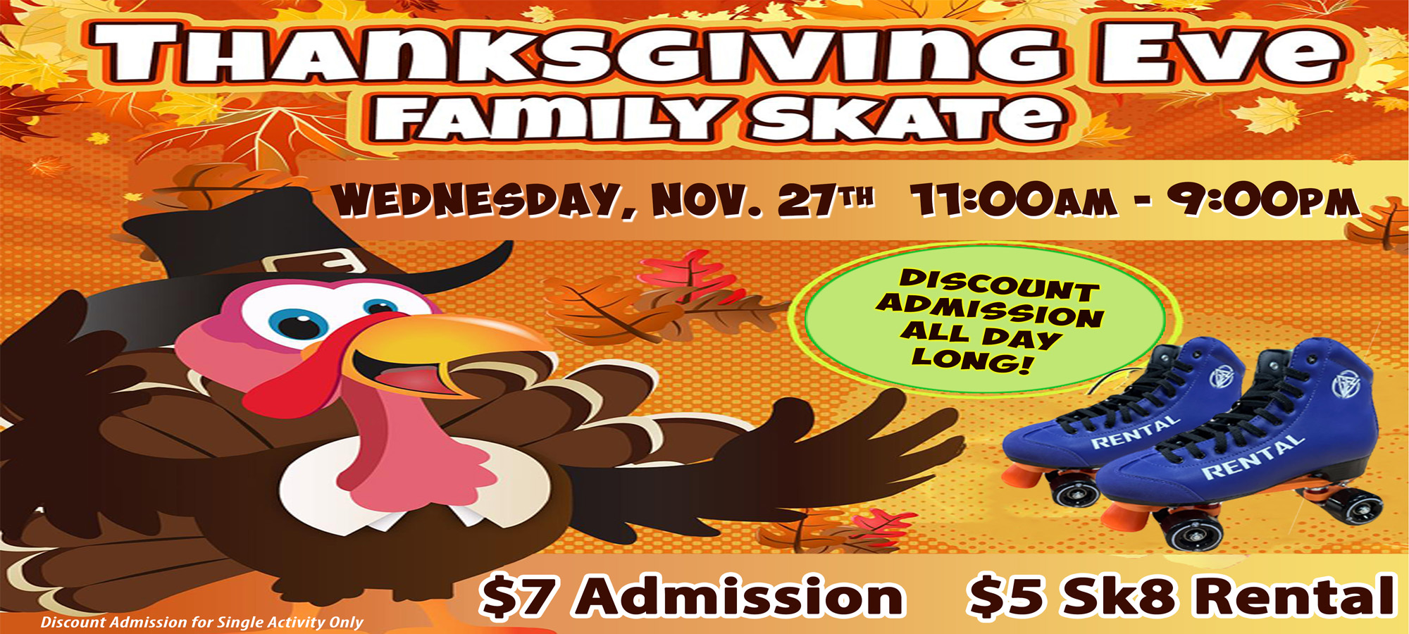 Thanksgiving Eve Skate 2024