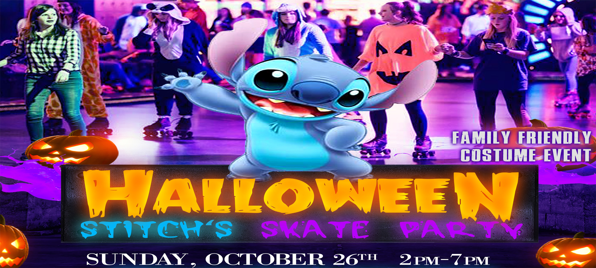 Halloween Stitch Skate 2025