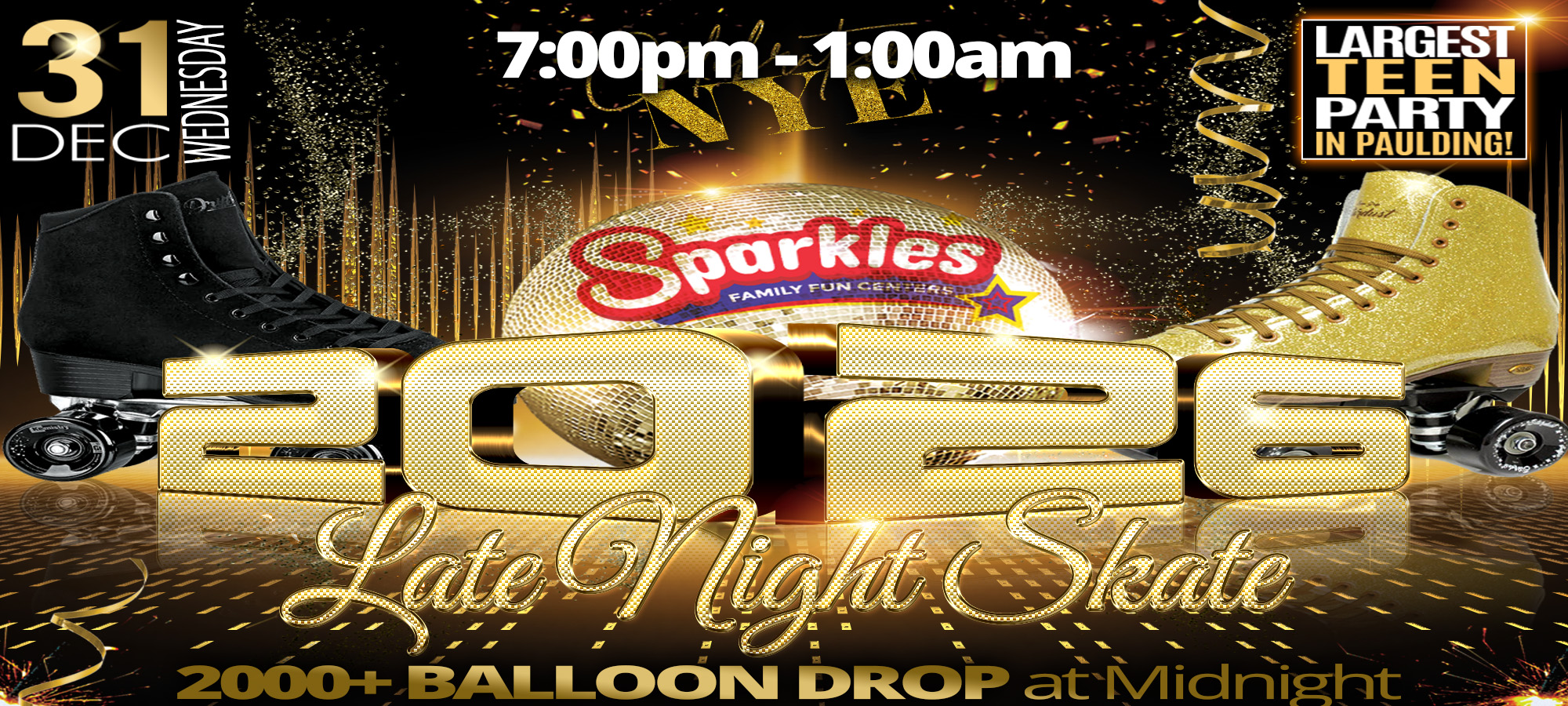 NYE Late Skate Hiram 2026