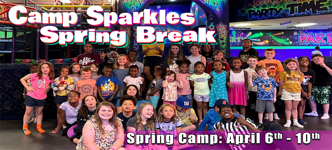 Spring Break Camp Sparkles 2026 website